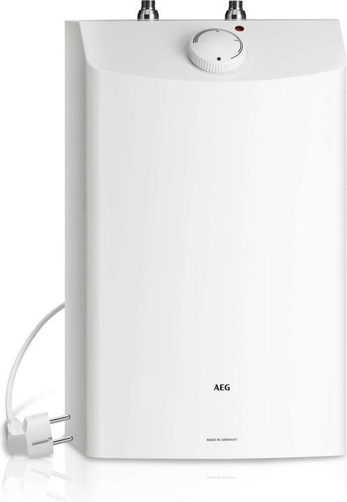 Produktbild AEG Haustechnik Huz 10 ÖKO Drop Stop druckloser Untertischboiler 10 Liter Niederdruck, ThermoStop, mit Stecker, 2 kW