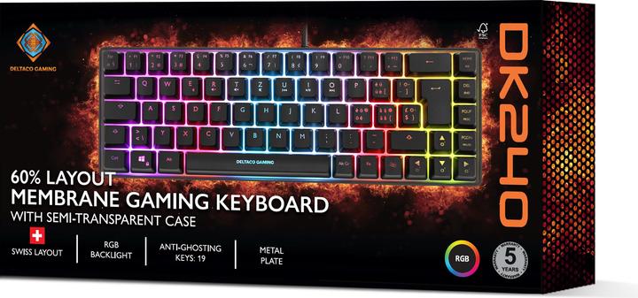 Actual product image Deltaco GAM-158-CH (CH, Cable)