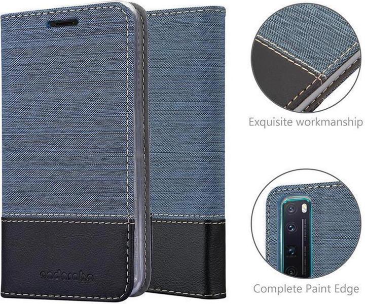Actual product image Cadorabo Book Jeans Optics Cover (Huawei Nova 7 5G)