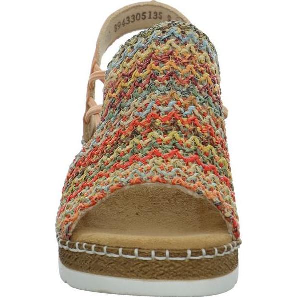 Thumbnail - Rieker, Damen, Sandalen, Sandale, Mehrfarbig, (41)