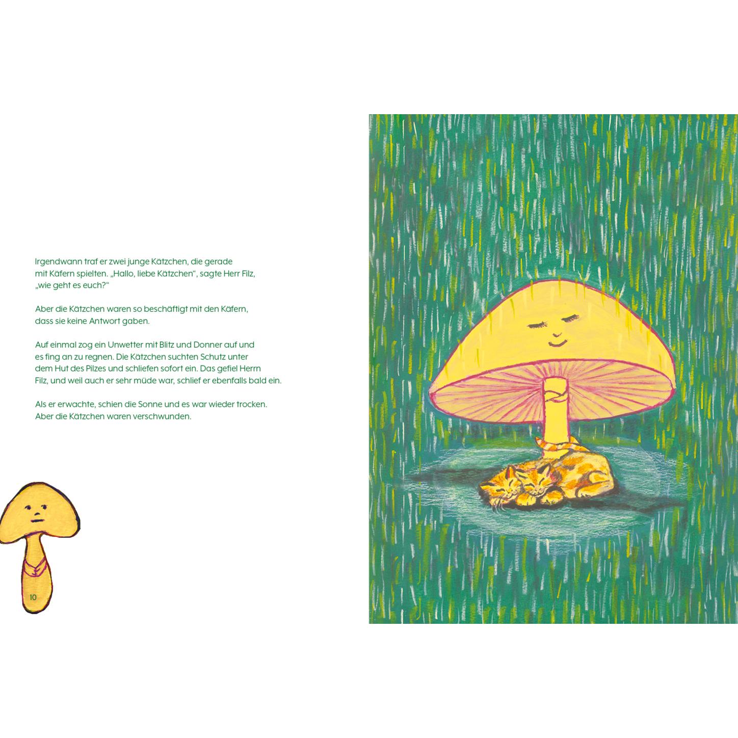 Thumbnail - Gözübüyük:Der einsame Pilz Herr Filz, Kinderbücher von Murat M. Gözübüyük