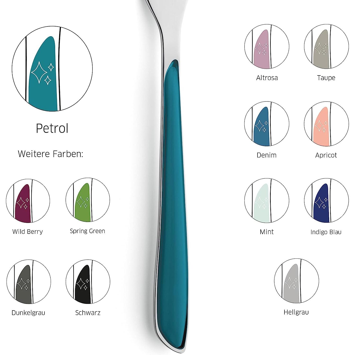 Thumbnail - Kuppels Besteckset 2 2214 Prisma, Besteck, Türkis