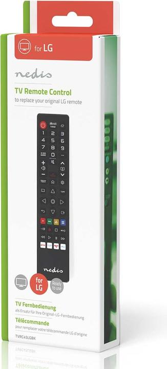Actual product image Nedis Replacement remote control | Suitable for: LG | Pre-programmed | 1 device | Amazon Prime / Disney + (Device-specific remote control, Infrared)