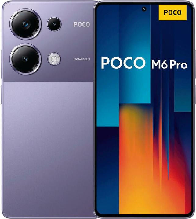 Produktbild Xiaomi Poco M6 Pro (512 GB, Purple, 6.67", Hybrid Dual SIM, 4G)