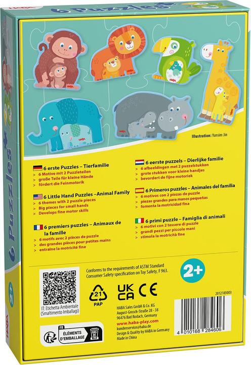 Produktbild Haba Steckpuzzle Meine ersten Puzzle