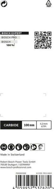 Actual product image Bosch Professional Zubehör Expert Fiber Plaster T141HM