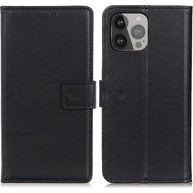 Thumbnail - MU Classic Classic II Leder Bookcover Series (Apple iPhone 13 Pro Max), Smartphone Hülle, Schwarz