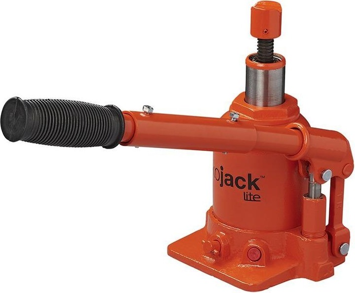 Actual product image ProPlus KoJack hydraulic caravan jack with spirit level for double axle