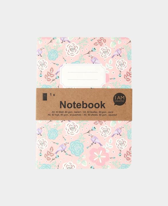 Actual product image I Am Creative Notebook, notebook (A6, Checked, Hardcover)