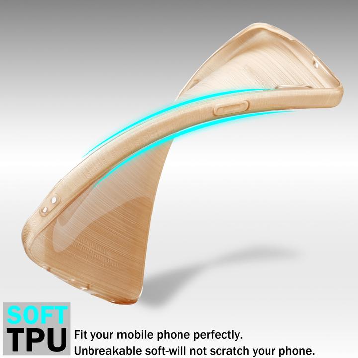 Actual product image Cadorabo Case for Samsung Galaxy A20 / A30 / M10s in TPU Brushed Camera Protector LM160 Style (Samsung Galaxy A20, Samsung Galaxy M10s, TCL A30)
