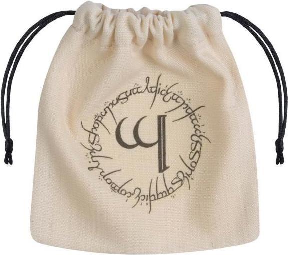 Actual product image Q Workshop BELV101 - Elvish Beige & Black, Dice Bag