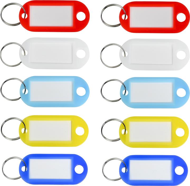 Actual product image Stahlex Set 10 Plastic Labels for Key Identification