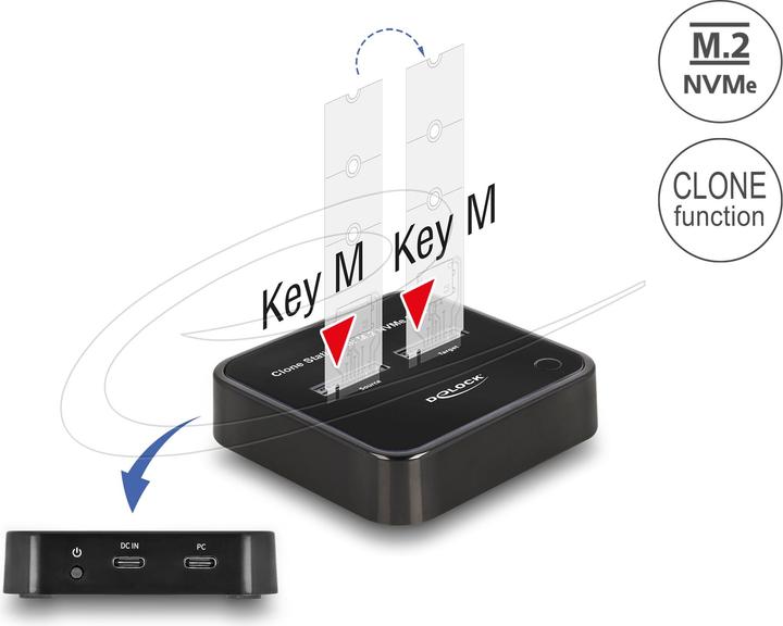 Immagine prodotto Delock Docking- und Klonstation
