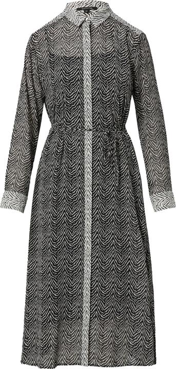 Produktbild Comma Kleid Chiffon-Kleid mit Hemdkragen und Bindeband (40)