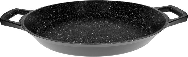Cheffinger Paellapfanne mit Antihaftbeschichtung in Marmoroptik 32cm (Paella Pfanne, 28 x 3 cm)