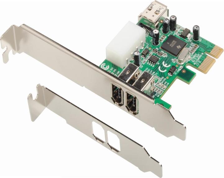Actual product image Dawicontrol DC-1394 PCIe - 2+1 - Port IEEE 1394 FireWire PCI-Express Controller