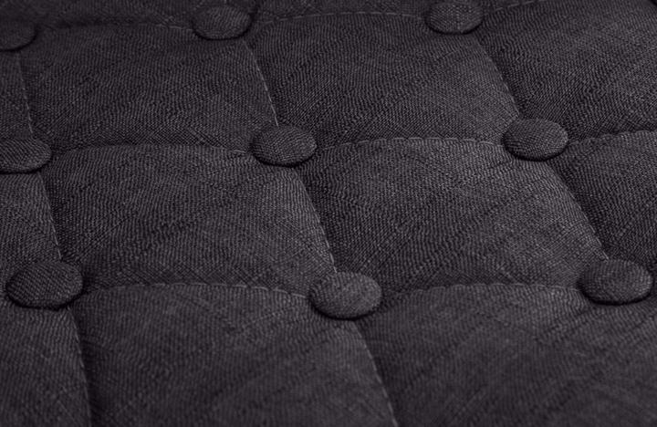 Actual product image CLP Lounger Dublin Fabric, black