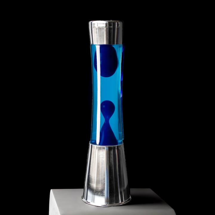 Produktbild Fisura Lavalampe chrom/blau (E14)