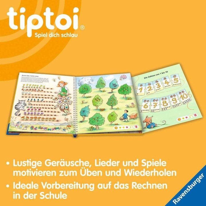 Immagine prodotto tiptoi Zahlen und Mengen (Tedesco, Heike Tober, Franziska Harvey, 2023)