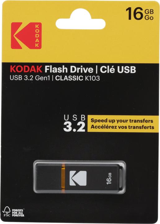 Actual product image Kodak PEN DRIVE 3.0 16GB K100 (16 GB, USB-A)