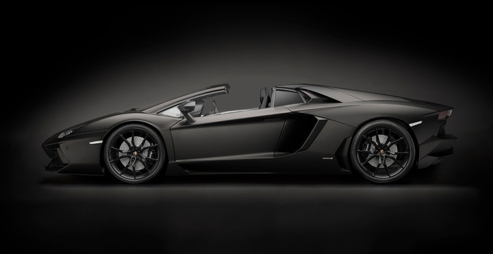 Produktbild Pocher Lamborghini Aventador LP700-4 Roadster Nero Nemesis