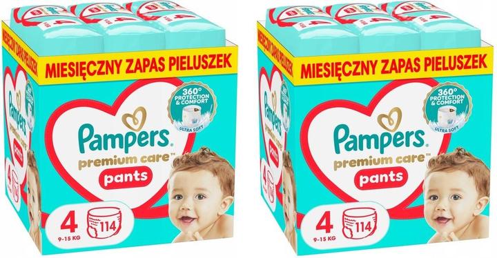 Immagine prodotto Pampers Premium Pants (Dimensione 4, Pacco mensile, 114 pz.)