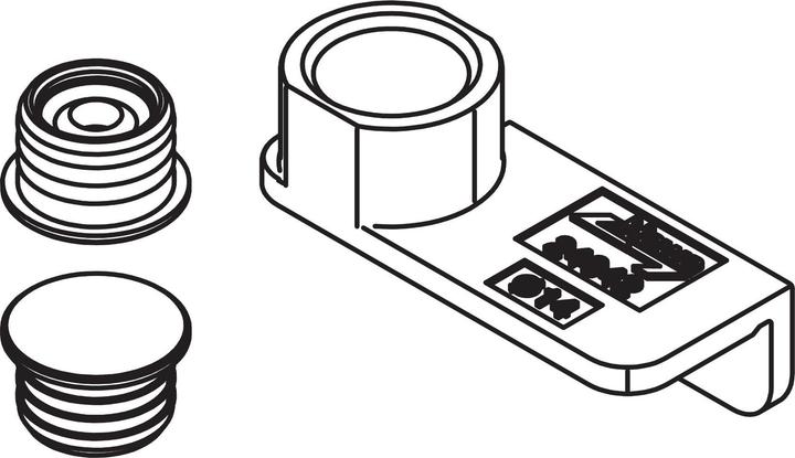 Image du produit HAWA Pièce de centrage magnétique Folding Concepta