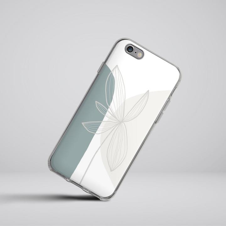 Produktbild DeinDesign Silikon Hülle für Apple iPhone 6 Handyhülle Case Smartphone Schutzhülle Blume Boho Pastell (Apple iPhone 6)