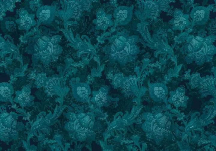 Komar Vliesbehang Fleurs de Nuit 8 panelen 400 x 280 cm (400 x 280 cm)