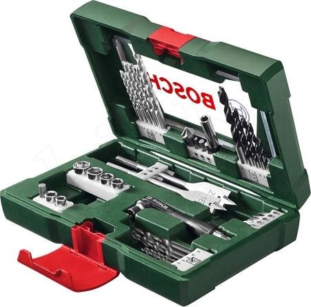 Productafbeelding Bosch Zubehör Bitset boorset V-Line Box. 41-delig (4, 5, 6, 6 mm, PH2, HEX4, PZ2, PH1, PZ1, T20, 10,0 mm, 8 mm, 9 mm, HEX5, 11mm, 13 mm, HEX6)