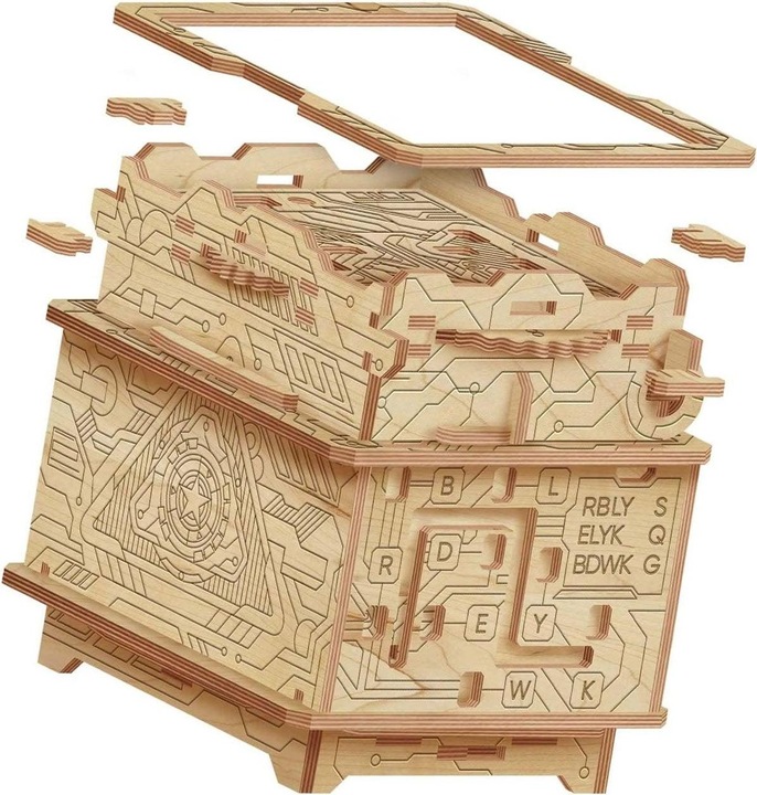 Actual product image Escape Welt Orbital Box - puzzle box kit (German)
