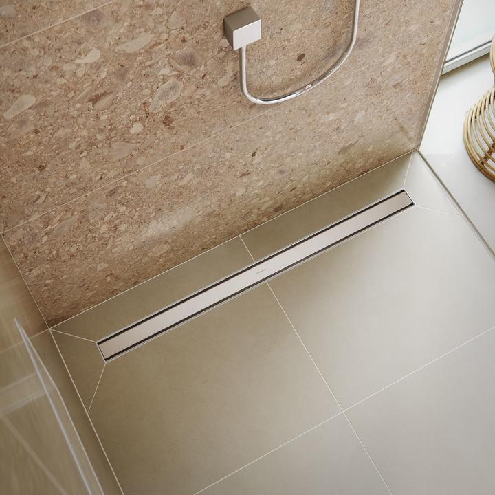 Actual product image hansgrohe HG RainDrain Original prefabricated shower channel set 800mm (800 mm)