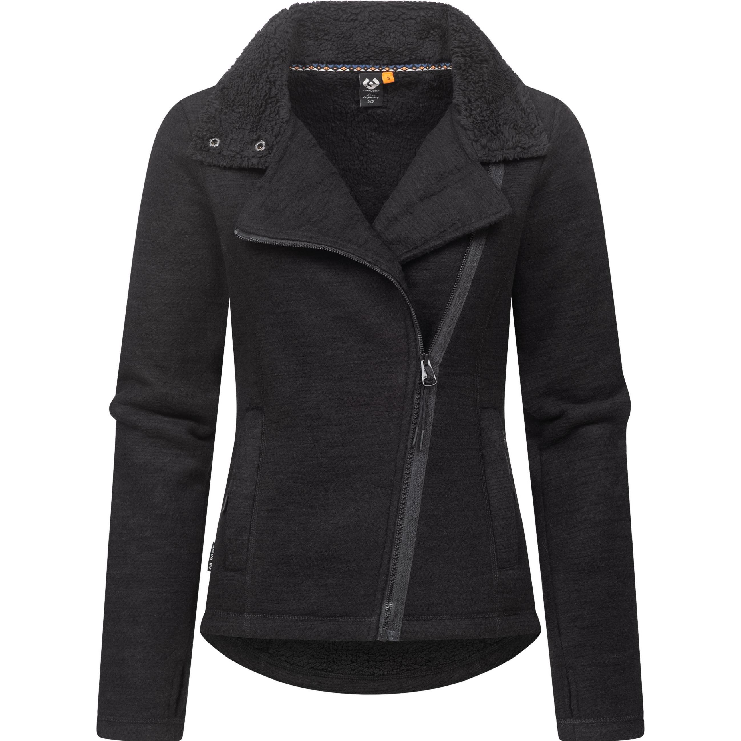 Ragwear, Damen, Pullover, Saskie Melange, Schwarz, (XL)