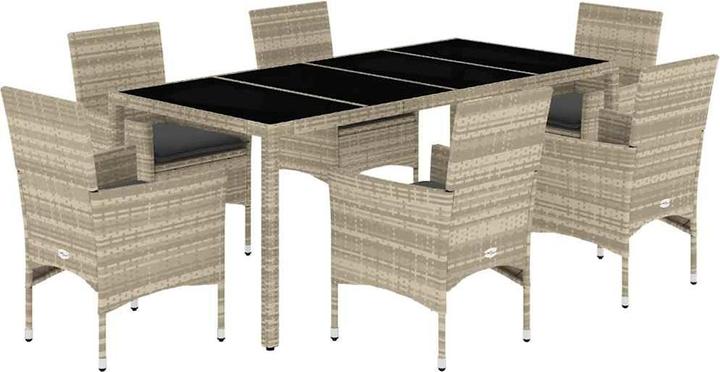 Produktbild vidaXL Garten Essgruppe (190 x 90 x 75 cm)