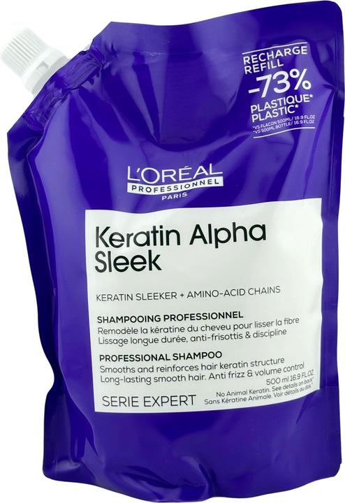 Immagine prodotto L'Oréal Paris L'Oreal Serie Expert Keratin Alpha Shampoo 500ml (Shampoo liquido, 500 ml)