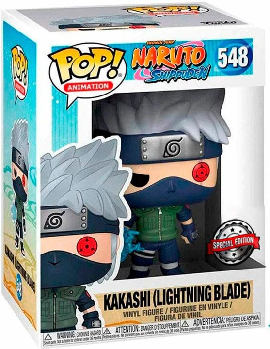 Actual product image Funko Pop! Naruto : Kakashi (Lightning Blade) (548) EXM
