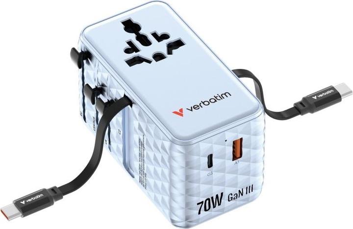 Actual product image Verbatim Charge 'n' Travel 70W 2C