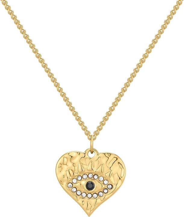 Image du produit Eastside Damen Halskette Herz/Allsehendes Auge - 37558 (Acier inoxydable, 40 - 45 cm)