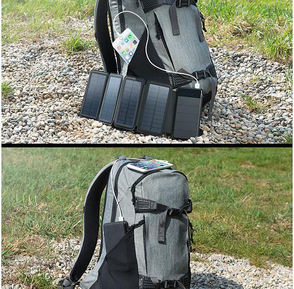 Image du produit Revolt Banque d'énergie solaire avec panneau solaire pliable (8000 mAh, 10.50 W, 29.60 Wh)