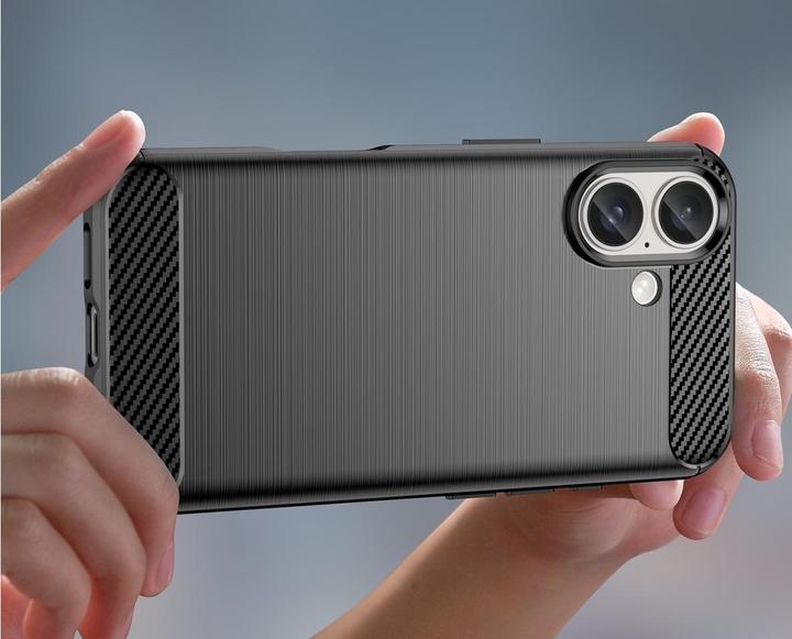 Produktbild Screenguard Carbon Brushed Hülle (Apple iPhone 16)