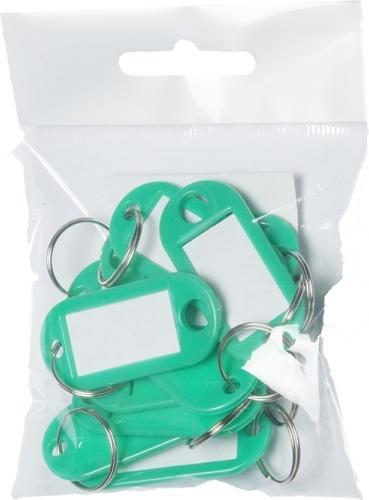 B.N.T. Nøglering PET 10 pezzi Grøn