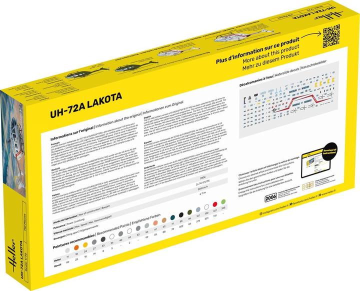 Actual product image Heller STARTER KIT UH-72A Lakota