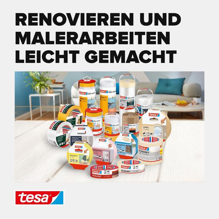 Actual product image tesa Malerkrepp PROFESSIONAL, Malerband für besonders präzises Abkleben (30 mm)
