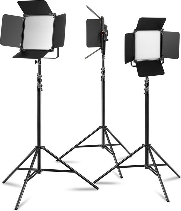 Produktbild Walimex pro LED Niova 100-F Pro 100W Bi Color Set3 (Flächenleuchte)