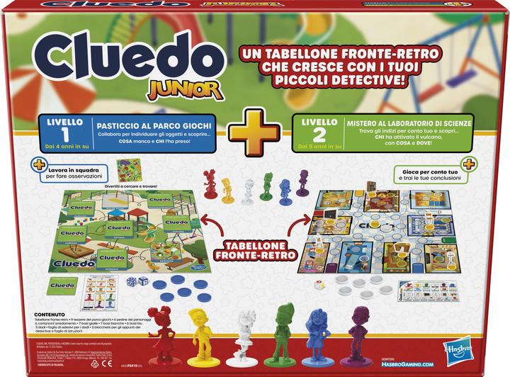 Produktbild Hasbro Gaming Cluedo Junior (Italienisch)