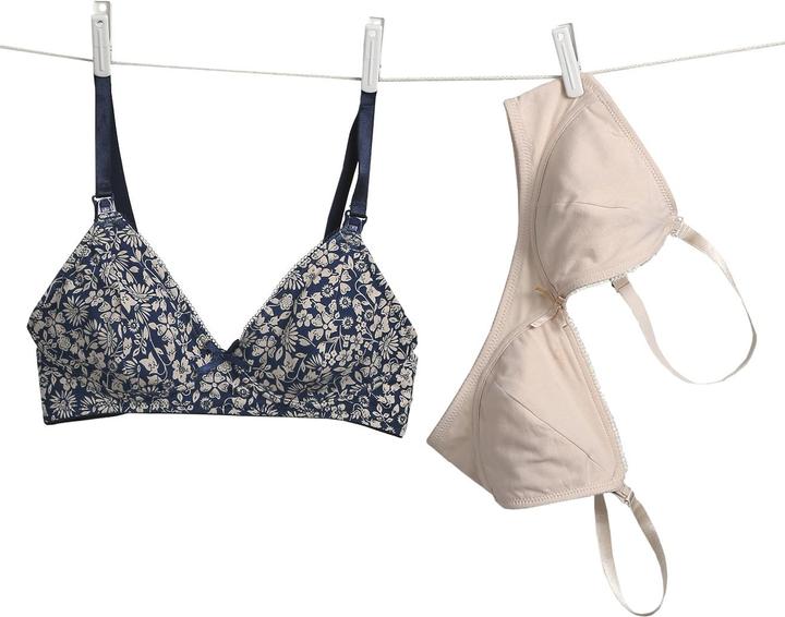 Produktbild Vertbaudet Bio-Kollektion: 2er-Pack Still-BHs ohne Formbügel (85 B)