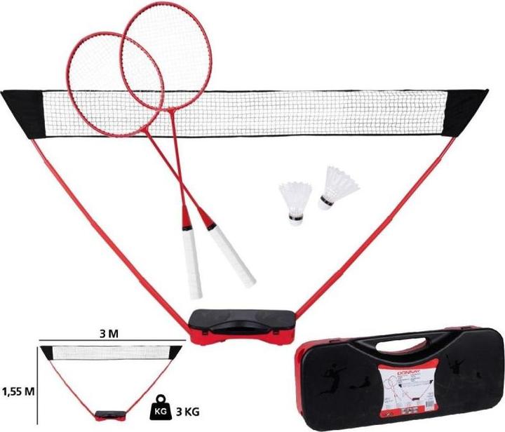 Actual product image Donnay Badminton set 5pcs MT/PP