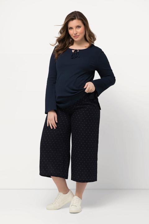 Image du produit Ulla Popken Jupe-culotte Bellieva en mousseline avec taille élastique (52)