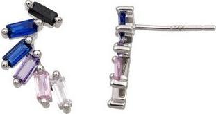 Immagine prodotto Passion Orecchini In Argento Rodiato - Zirconia Multicolore