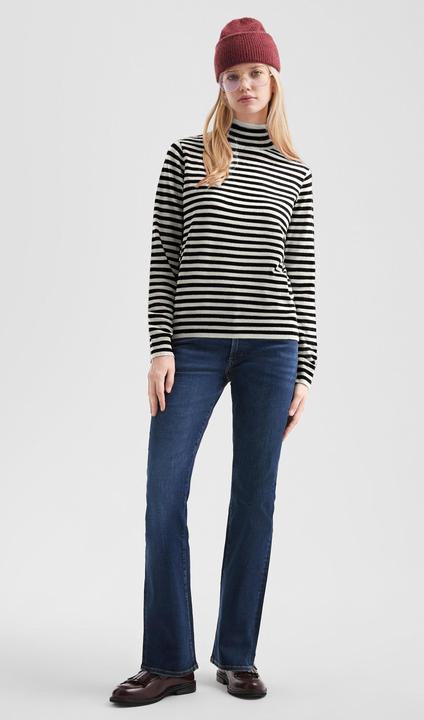 Produktbild s.Oliver Strickpullover Pullover mit Stehkragen aus Viskosemix (XS)